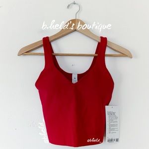 lululemon Lunar New Year Align Tank Top in Dark Red Gold Size 4 Brand New NWT